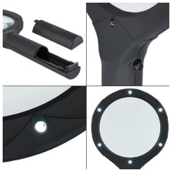 LUPA DE MAO 3.5x COM LED