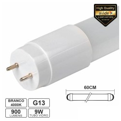 LAMPADA T8 LED 230V 9W 60cm 4000K PLASTICO