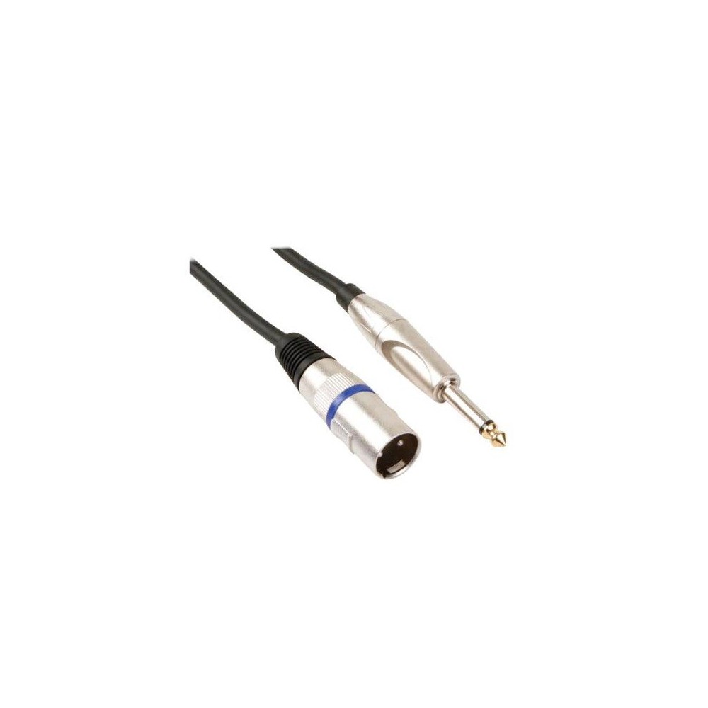 CABO XLR MACHO / JACK 6.3 MACHO MONO 1.5MT