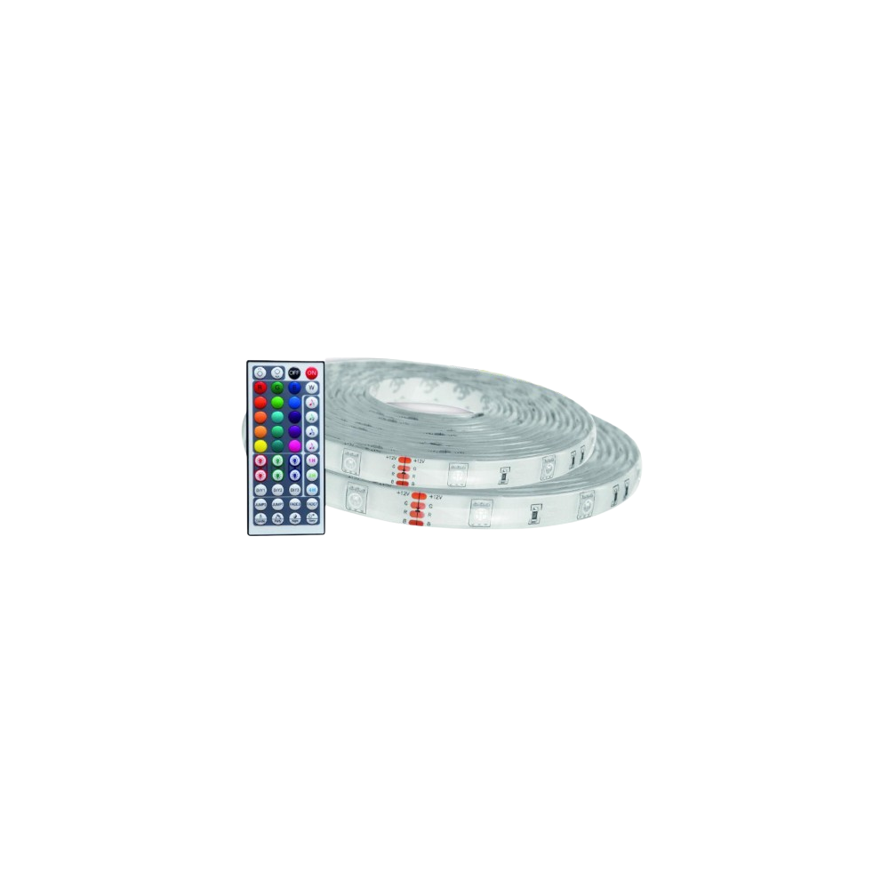 CONJUNTO 2 FITAS LED RGB 12V IP65 WIFI+IR TUYA (2X5MTS)