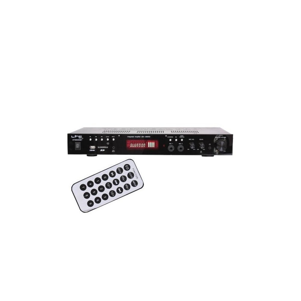 LTC ATM6000BT AMPLIFICADOR HIFI 2x50W+3x20W USB / FM / BT / SD
