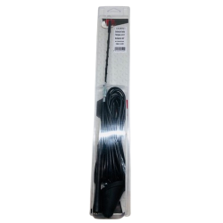 ANTENA AUTO 40cm FIBRA COM CABO 5MTS