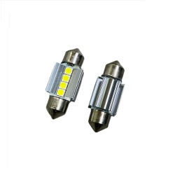 PAR LAMPADA LED 12VDC BRANCA 31mm AUTO 2W