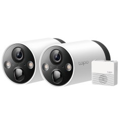 SISTEMA VIGILANCIA C/ 2 CAMERAS WIFI C/ BATERIA TP-LINK
