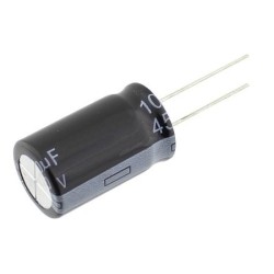 CONDENSADOR ELECTROLITICO 10UF 400V VERTICAL