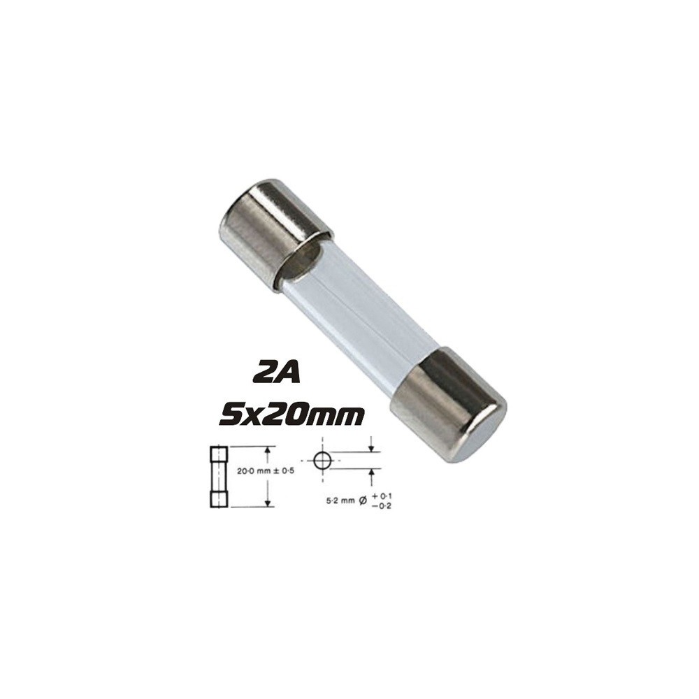 FUSIVEL VIDRO 5X20 2A LENTO