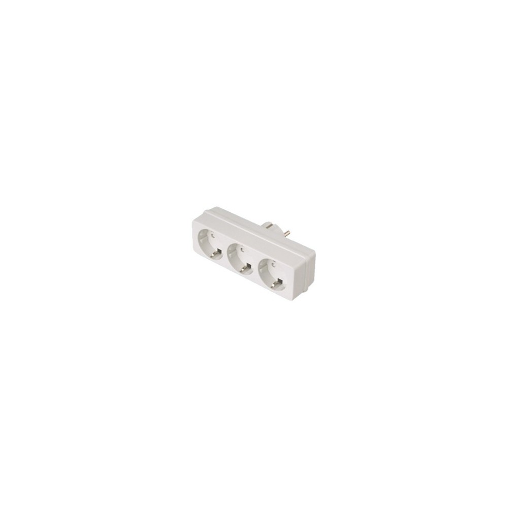 ADAPTADOR MACHO SCHUKO PARA 3 FEMEAS SCHUKO ADAPTADOR MACHO SCHUKO PARA 3 FEMEAS SCHUKO