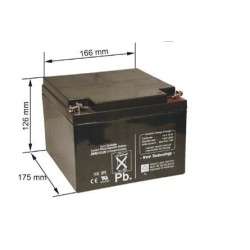 BATERIA GEL CHUMBO 12V 26A CSB