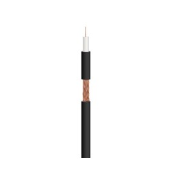 CABO COAXIAL 75 OHM PRETO MT