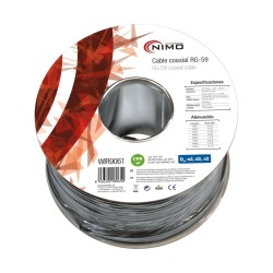 CABO COAXIAL 75 OHM PRETO MT