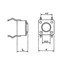 MICRO PULSADOR TACTO