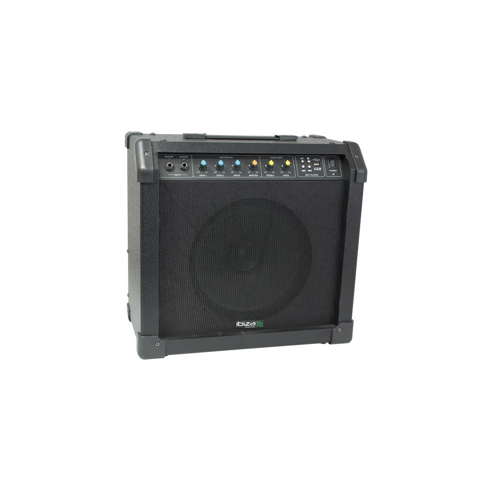 AMPLIF.DE GUITARRA 10"120W C/USB/MP3 + BAT.