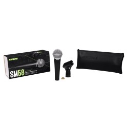 SHURE SM 58 LCE MICROFONE DE MÃO VOCAL S/ CABO