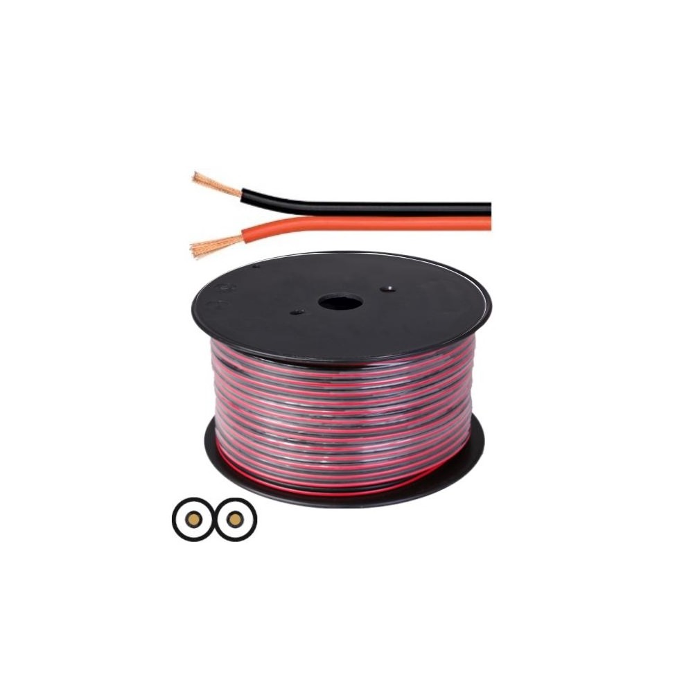 CABO COLUNA PRETO / VERMELHO 2x1.5mm