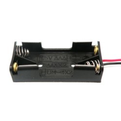 SUPORTE PARA 2 PILHAS LR6 (AA)