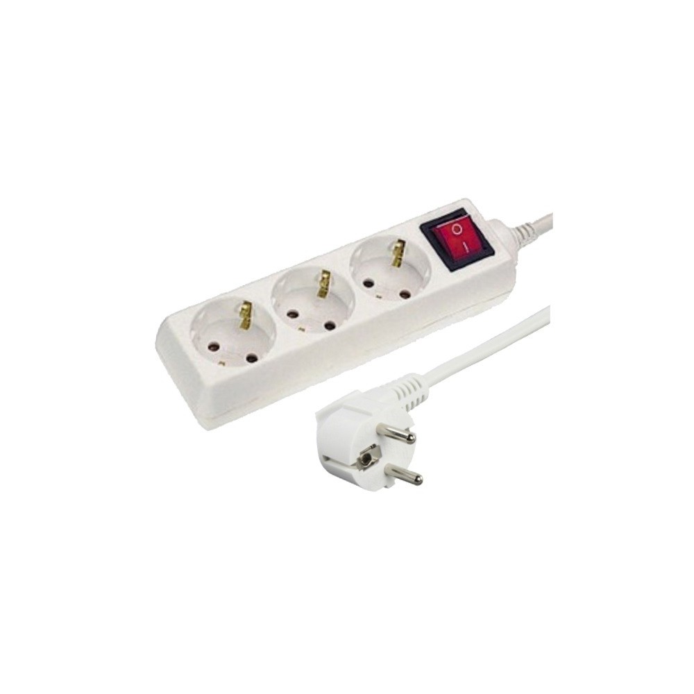 EXTENSAO CORRENTE SCHUKO 3 VIAS + INTERRUPTOR 3MTS