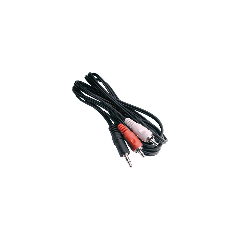 EXTENSAO JACK 3.5 MACHO STEREO / 2xRCA MACHO 3MTS