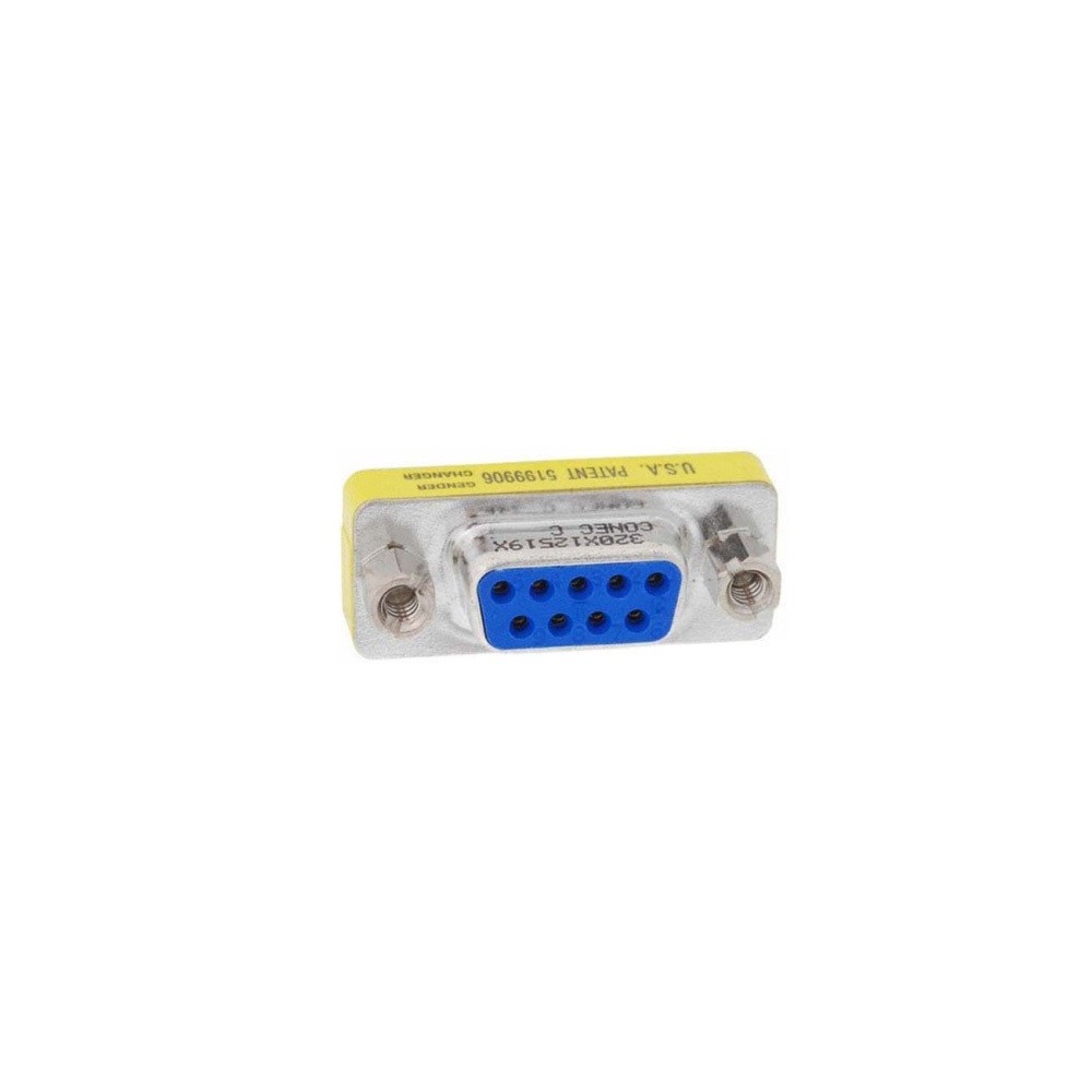 ADAPTADOR SUB-D 9P FEMEA / FEMEA