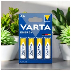 PACK 4 PILHAS ALCALINAS LR6 1.5 AA VARTA