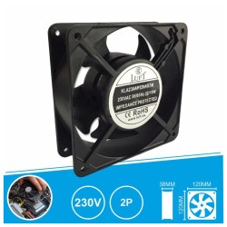 VENTILADOR 230VAC 120x120x38mm LUFT