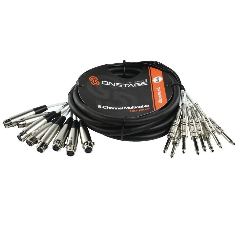 MULTICABO XLR FEMEA PARA JACK 6.35 MULTICABO XLR FEMEA PARA JACK 6.35