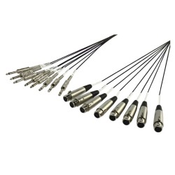 MULTICABO XLR FEMEA PARA JACK 6.35