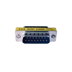 ADAPTADOR SUB-D 15P MACHO / MACHO