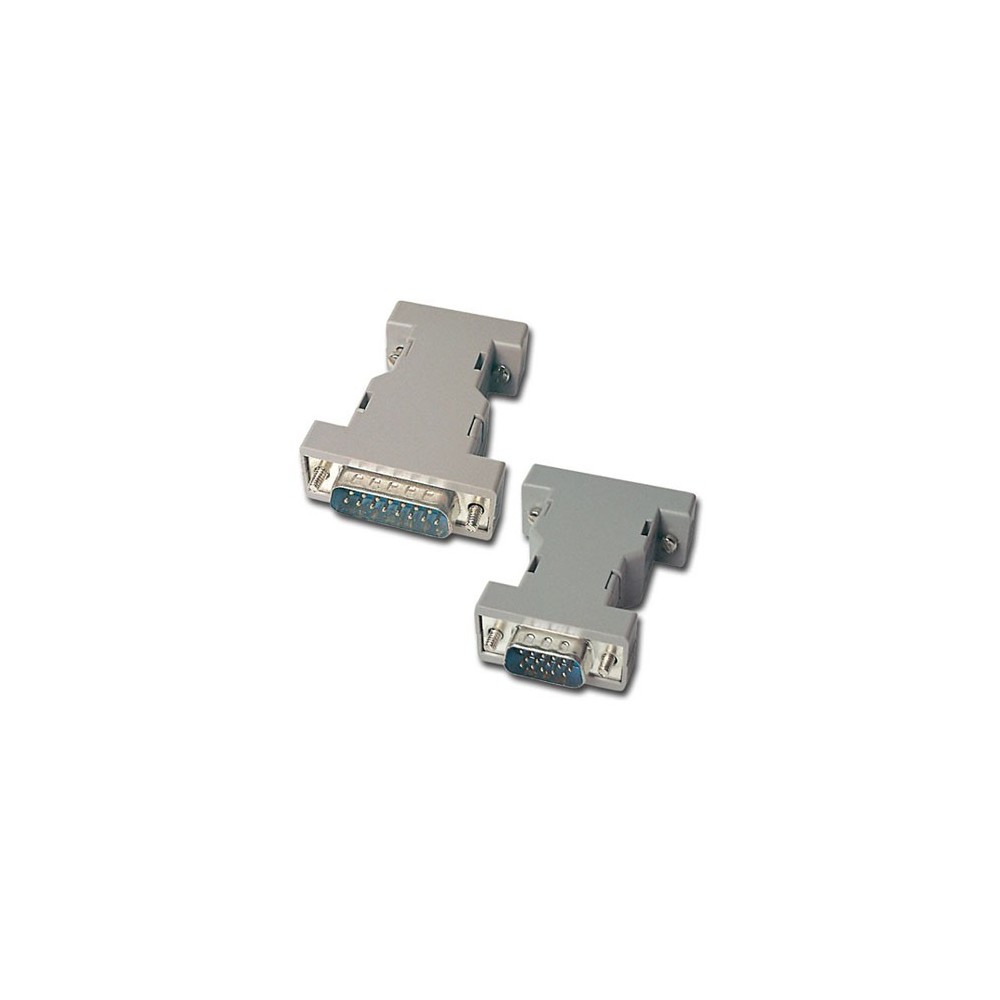 ADAPTADOR SUB-D 15P MACHO / 9P MACHO