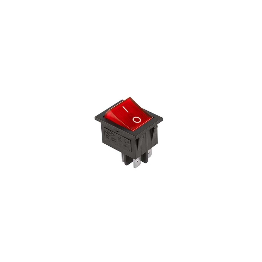 INTERRUPTOR ON-OFF COM LUZ VERMELHO