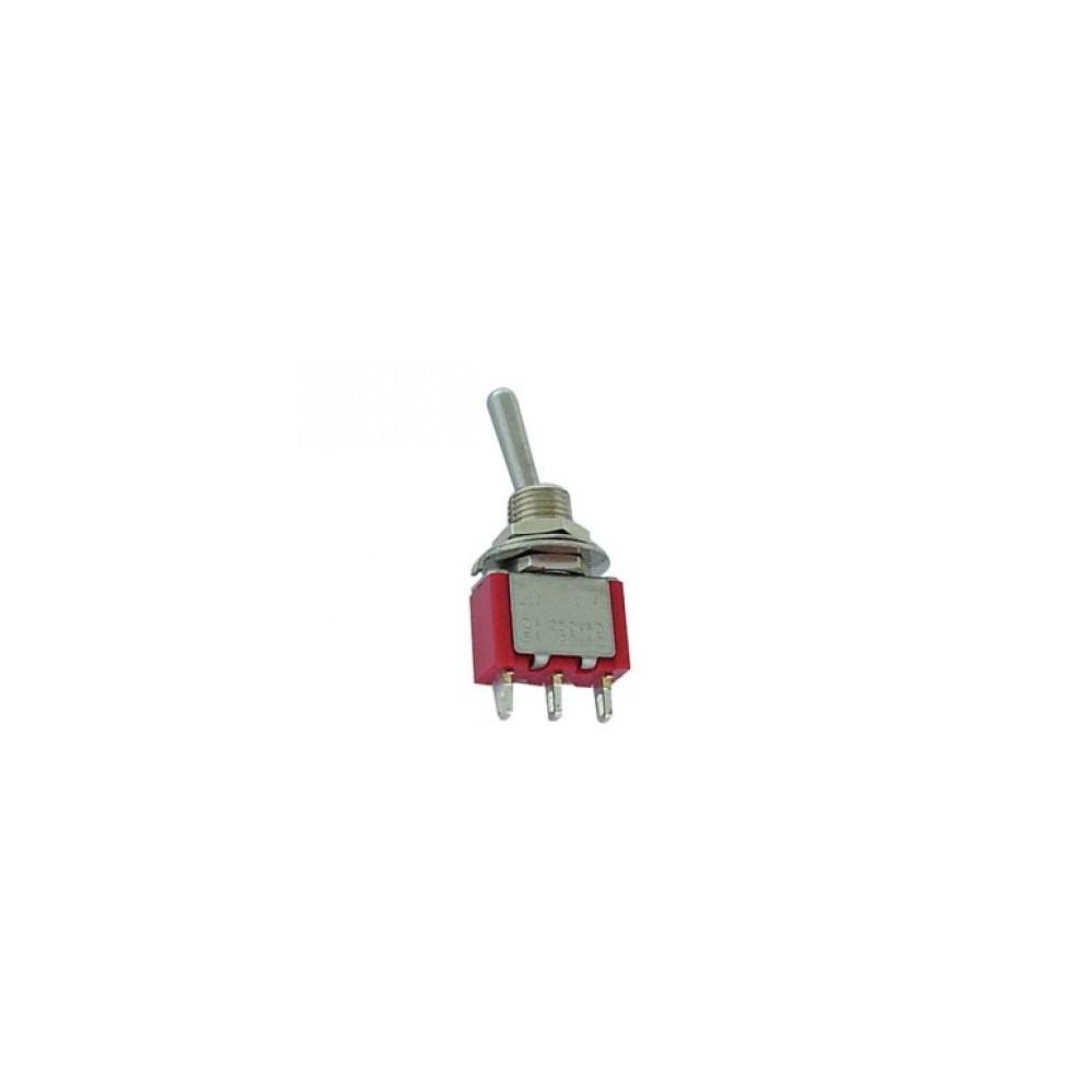 INTERRUPTOR PULSADOR ALAVANCA 1 POLO ON-OFF-(ON) 3A INTERRUPTOR PULSADOR ALAVANCA 1 POLO ON-OFF-(ON) 3A