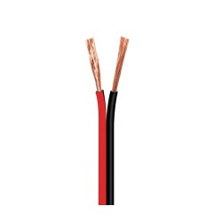 CABO AUDIO PARALELO VERMELHO/PRETO 2X1.50mm