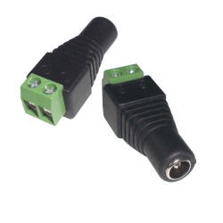 FICHA DC FEMEA 5.5X2.5 LIGAÇÃO C/ PARAFUSO