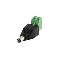 FICHA DC MACHO 5.5X2.5 LIGAÇÃO C/PARAFUSO