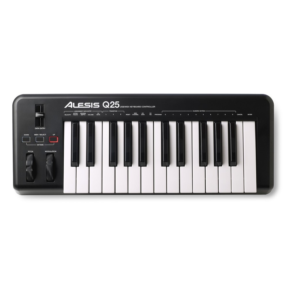 ALESIS Q25 TECLADO CONTROLADOR 25TECLAS USB MIDI