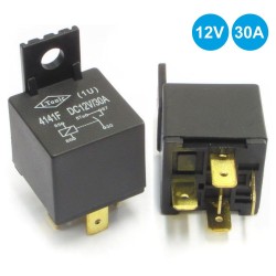 RELE AUTOMOTIVO 12VDC 30A FASTON 1 INVERSOR