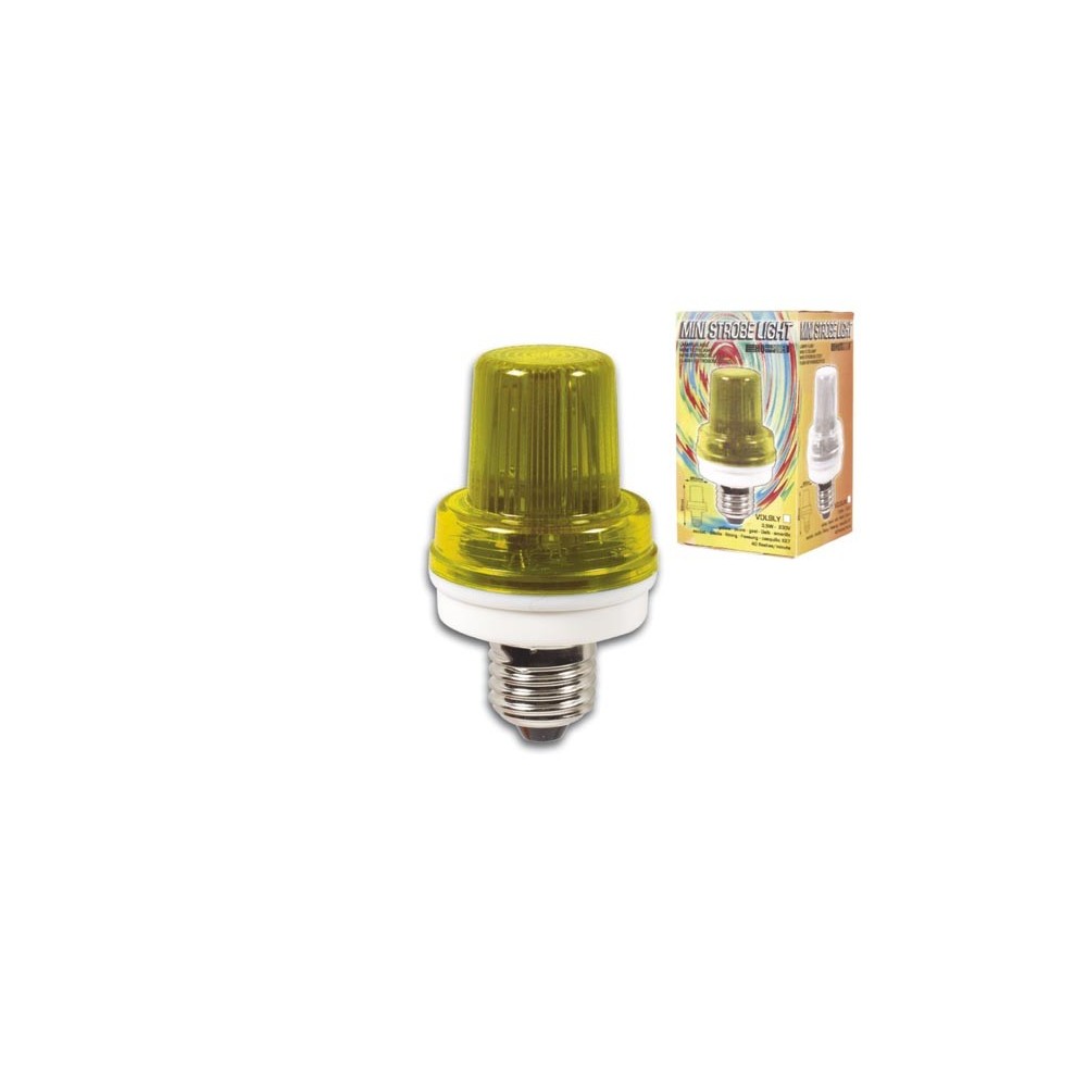 FLASH LIGHT LED 230V 1W CASQUILHO E27 AMARELO OU VERMELHO FLASH LIGHT LED 230V 1W CASQUILHO E27 AMARELO OU VERMELHO