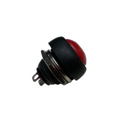 PULSADOR REDONDO SPST 250V 1A - 125V 3A VERMELHO