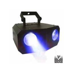 PROJECTOR DE LUZ C/ EFEITOS RGB DUAL C/MICRO 20W 36 LEDS