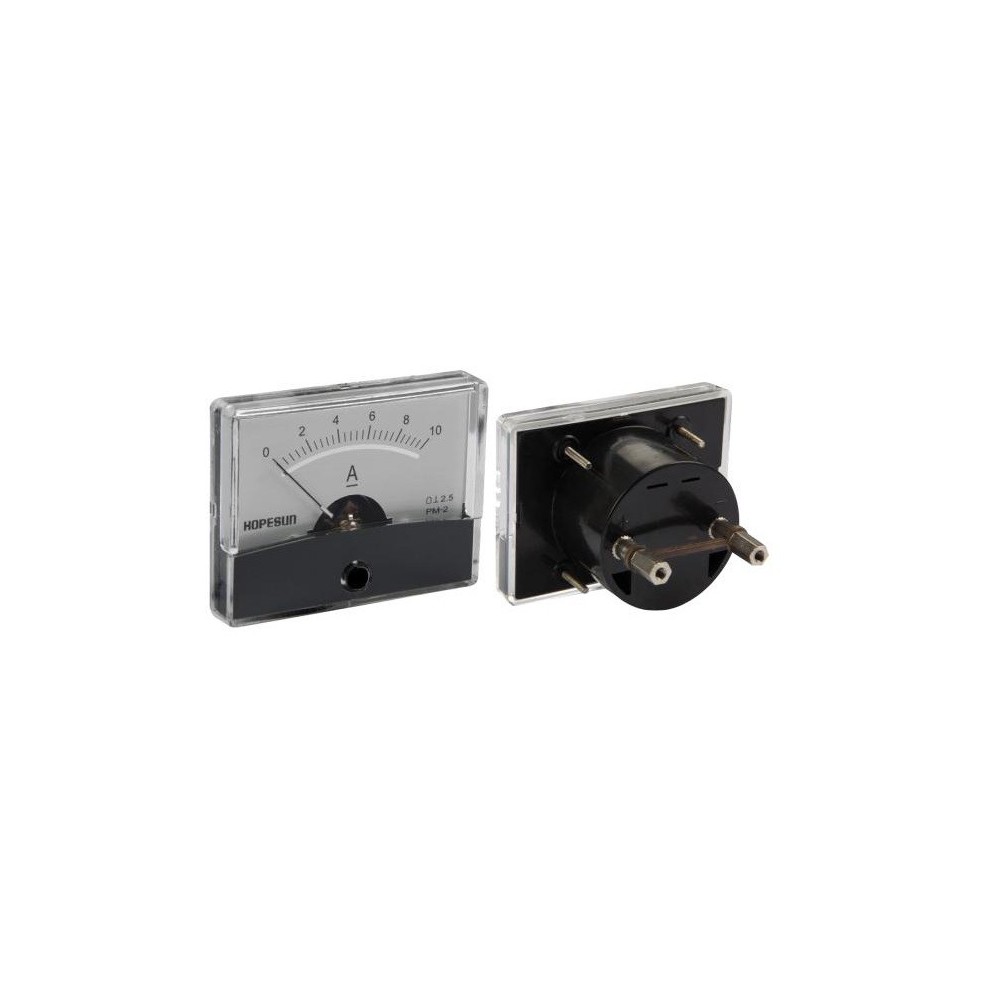 AMPERIMETRO 60x47mm 10A DC
