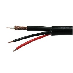 CABO COAXIAL 75R + 2X0.50mm CCTV DCUTEC