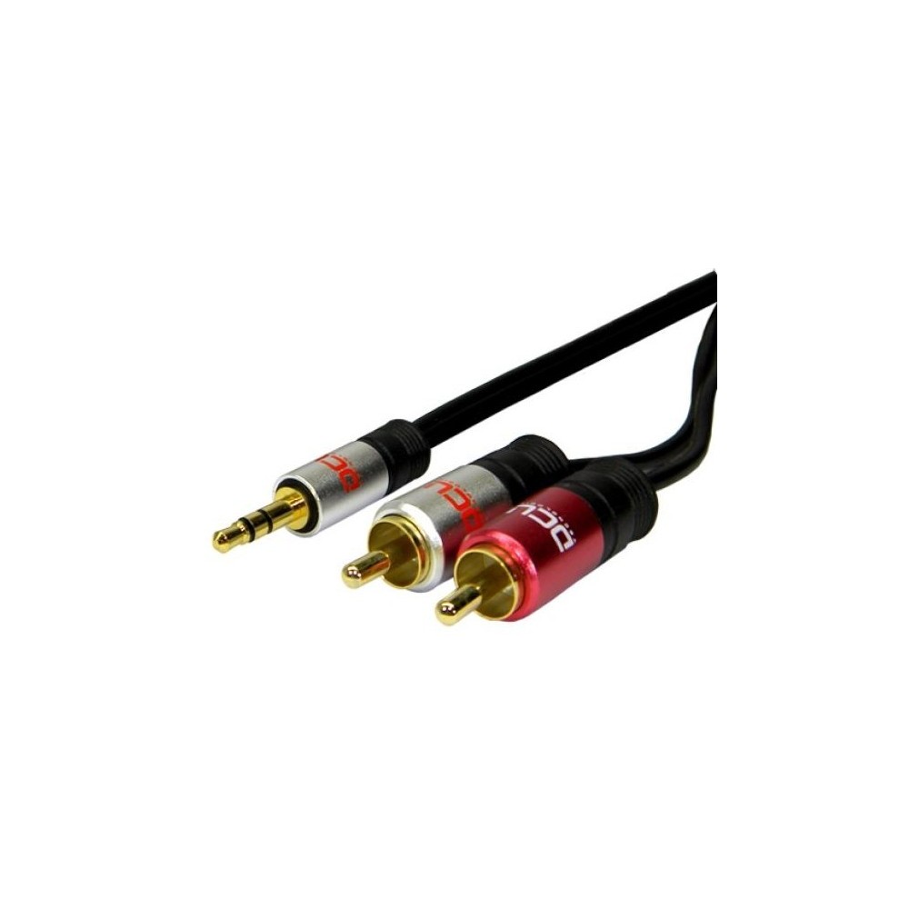 EXTENSAO JACK 3.5 ST MACHO / 2xRCA MACHO 3MTS DCU EXTENSAO JACK 3.5 ST MACHO / 2xRCA MACHO 3MTS DCU