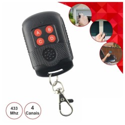 COMANDO GARAGEM UNIVERSAL 4 CANAIS 433Mhz