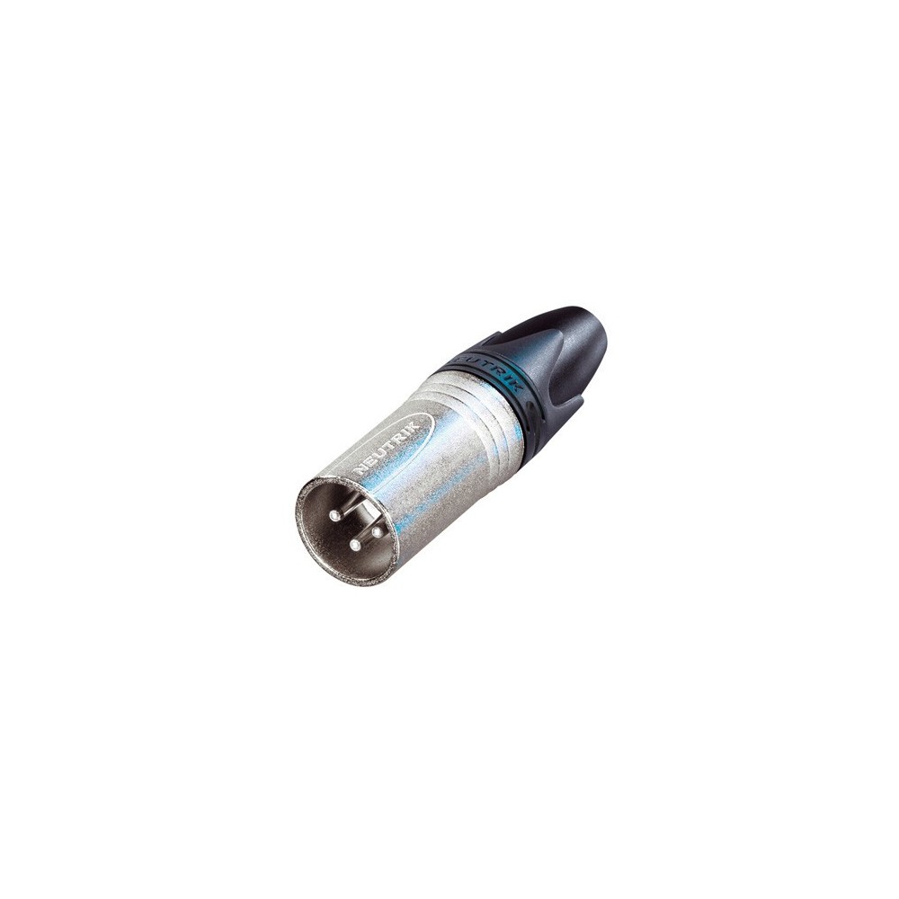 FICHA XLR MACHO 3P NEUTRIK PARA EXTENSAO