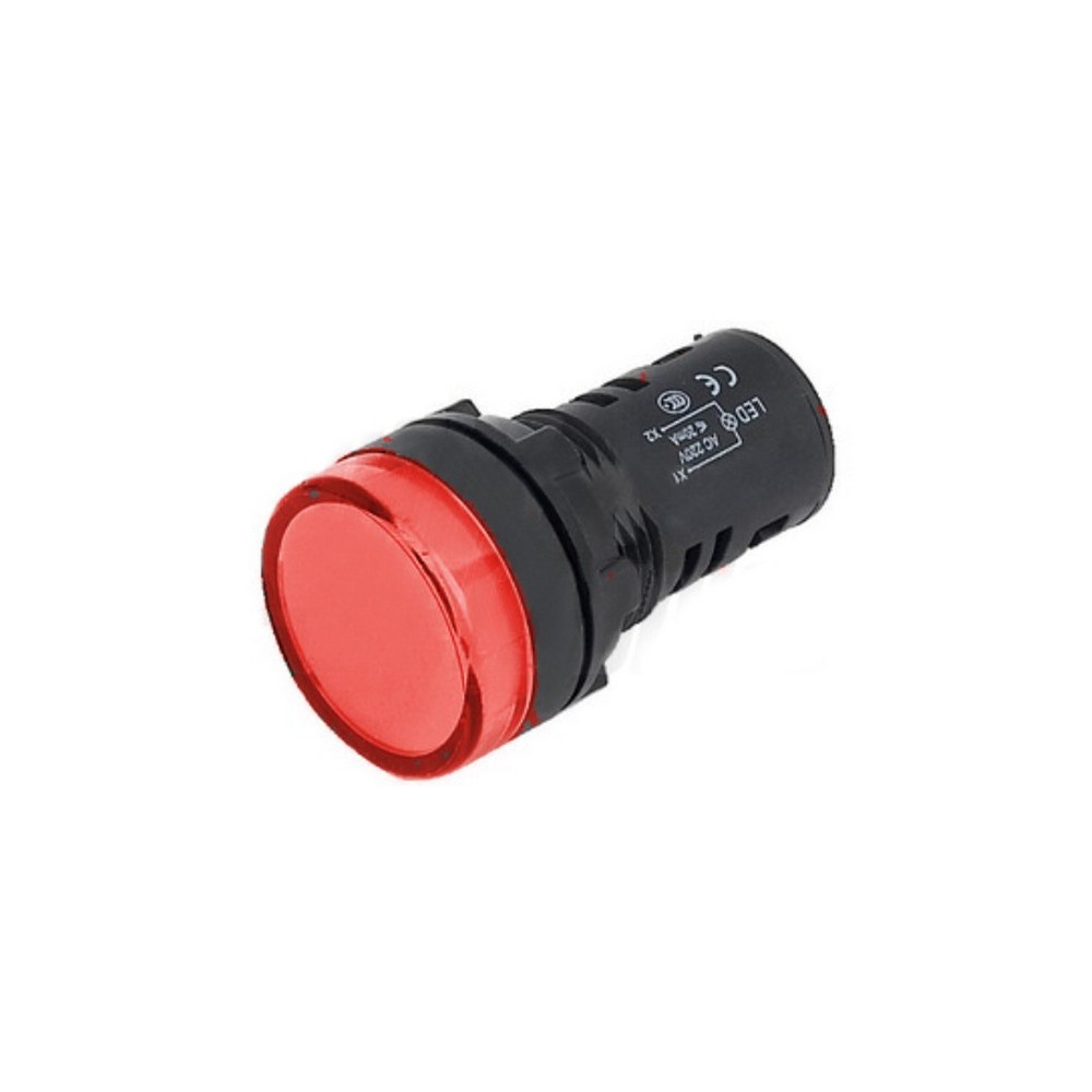 AVISADOR REDONDO PAINEL 22mm 12V