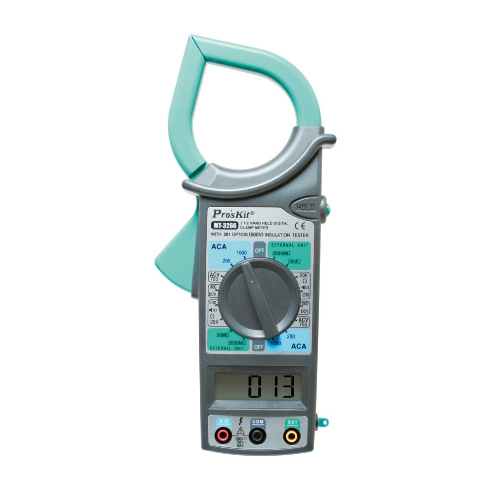 PINÇA AMPERIMETRICA DIGITAL AC 750V/1000V