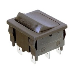 INTERRUPTOR BIPOLAR PAINEL PRETO 10A