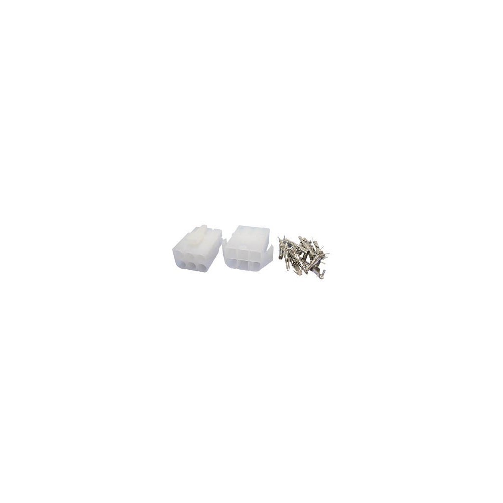 CONJUNTO FICHAS MOLEX 6 PINOS MACHO/FEMEA CONJUNTO FICHAS MOLEX 6 PINOS MACHO/FEMEA