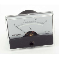 VOLTIMETRO 60X47mm 15 DC