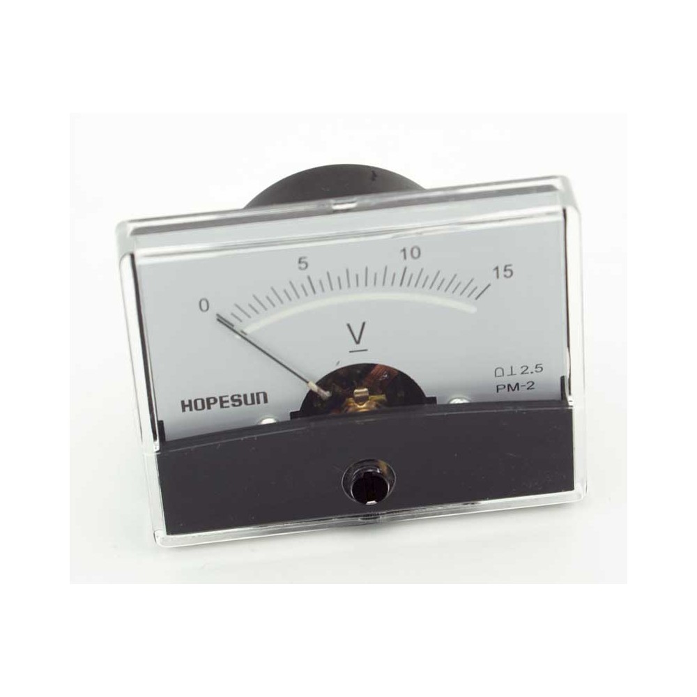 VOLTIMETRO 60X47mm 15 DC VOLTIMETRO 60X47mm 15 DC