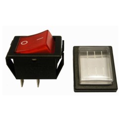 INTERRUPTOR COM LUZ COM CAPA VERMELHO